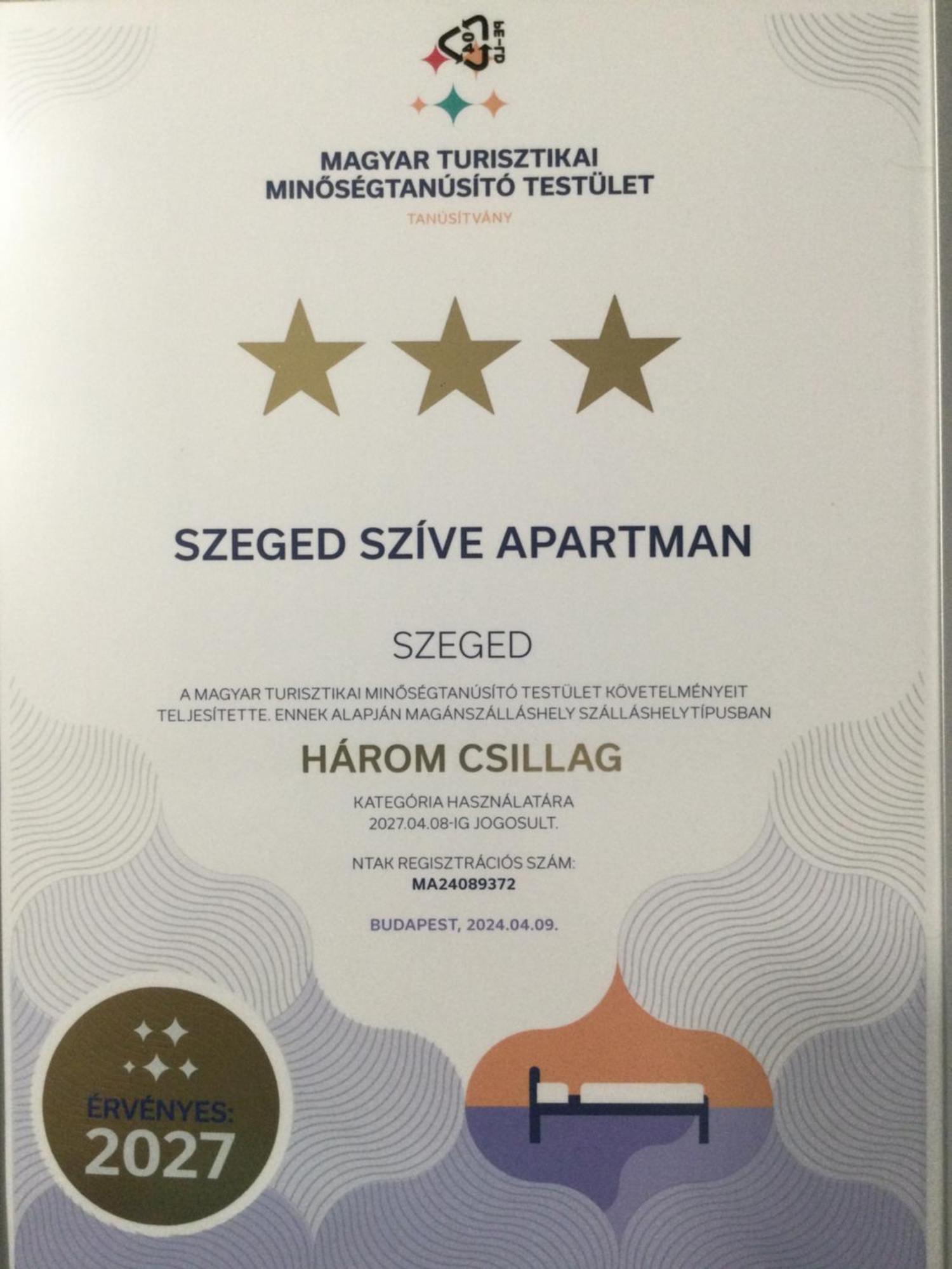 Szeged Szive Apartman Exterior photo